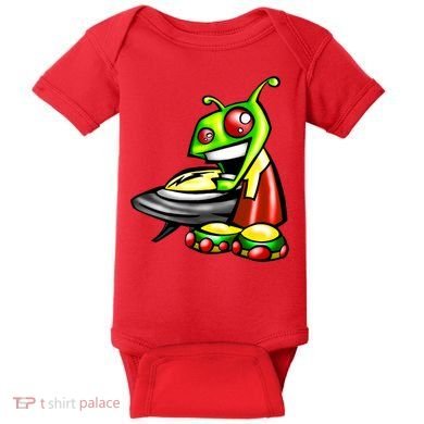 Alien & Saucer Baby Bodysuit
