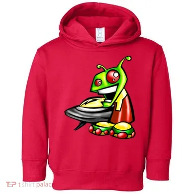 Alien & Saucer Toddler Hoodie