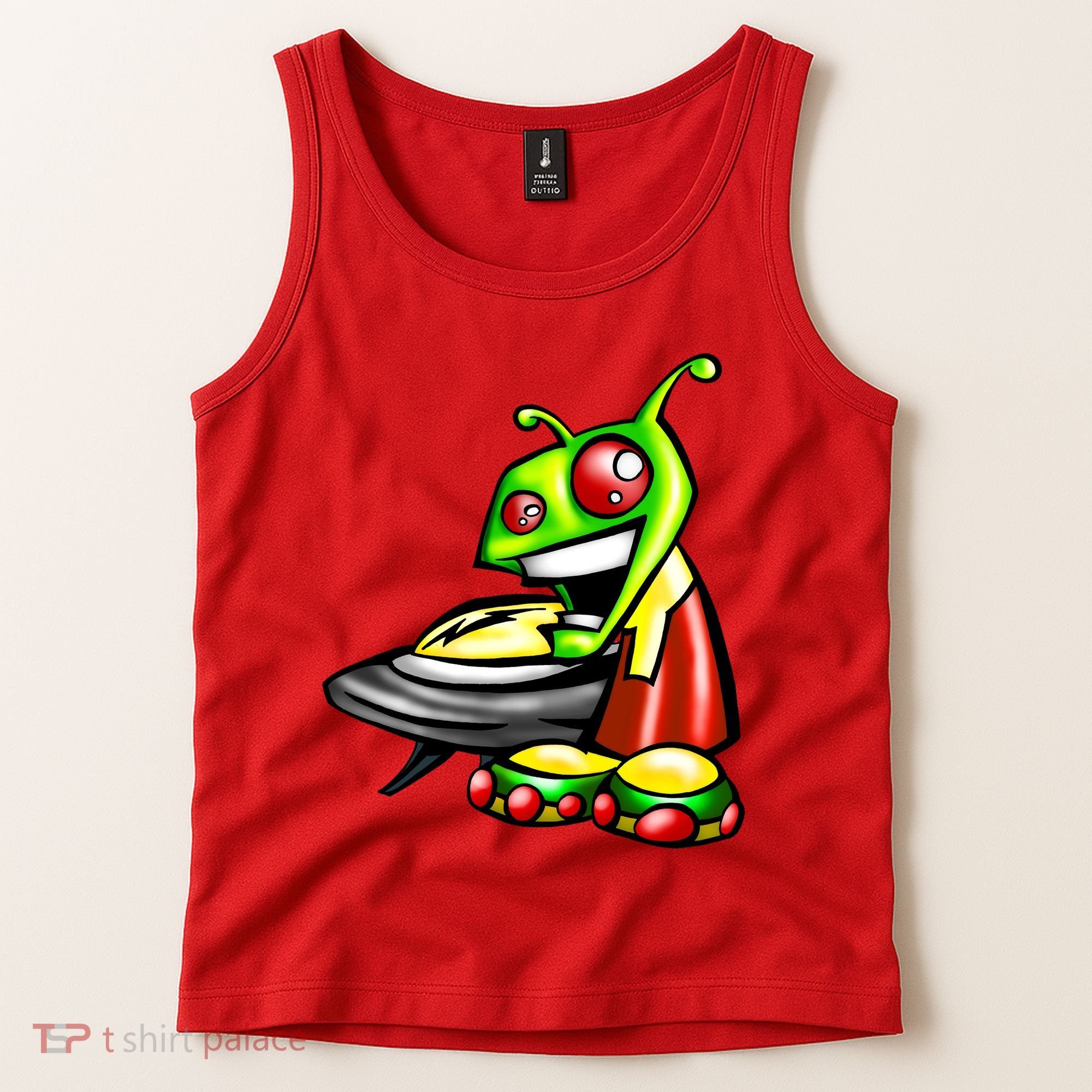 Alien & Saucer Tank Top