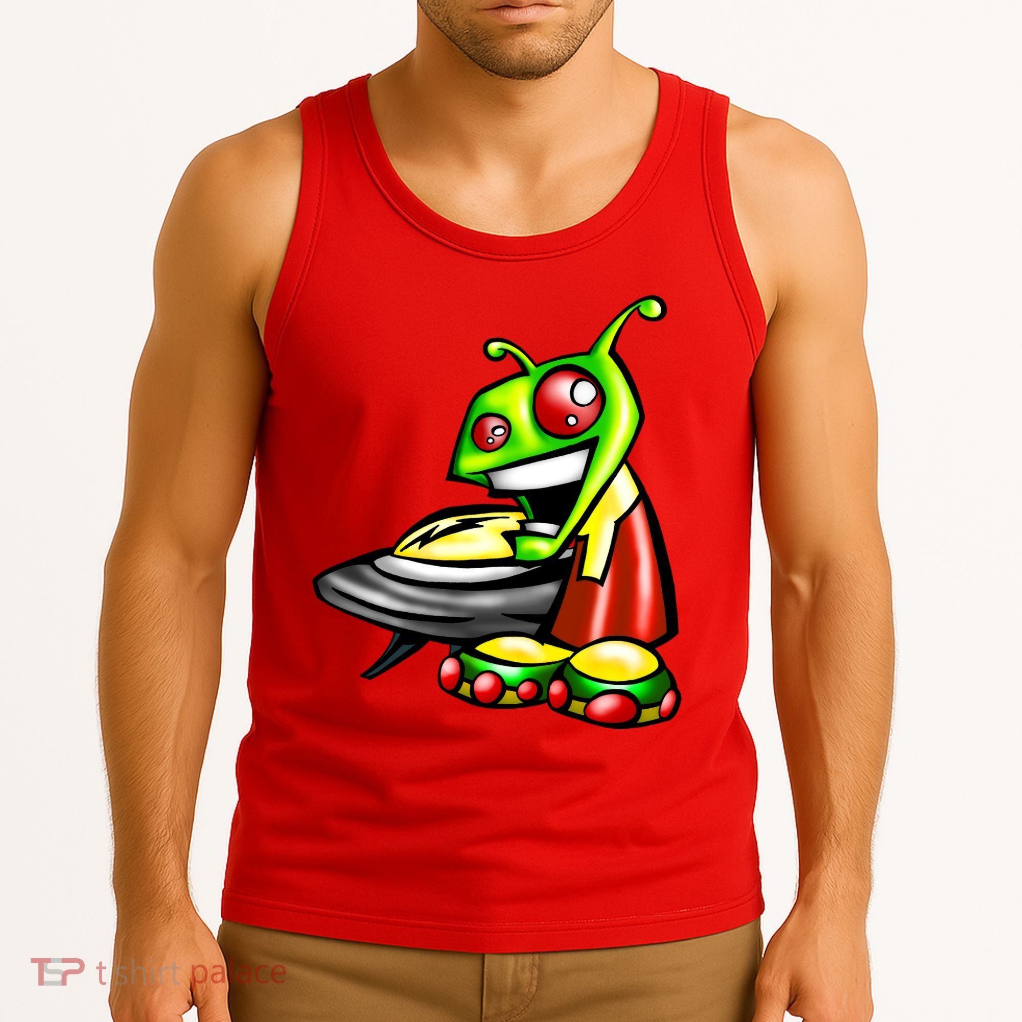 Alien & Saucer Tank Top