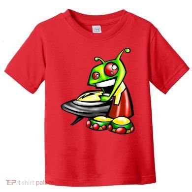 Alien & Saucer Toddler T-Shirt