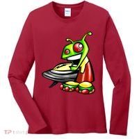Alien & Saucer Women's Long Sleeve Shirt thumb 0