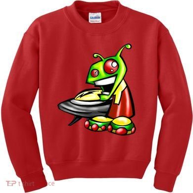 Alien & Saucer Kids Sweatshirt