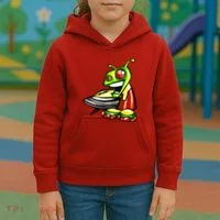 Alien & Saucer Kids Hoodie thumb 3