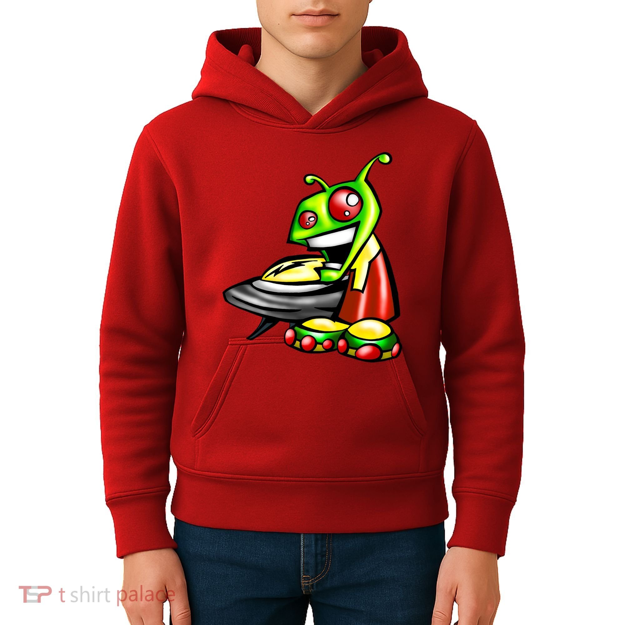 Alien & Saucer Kids Hoodie