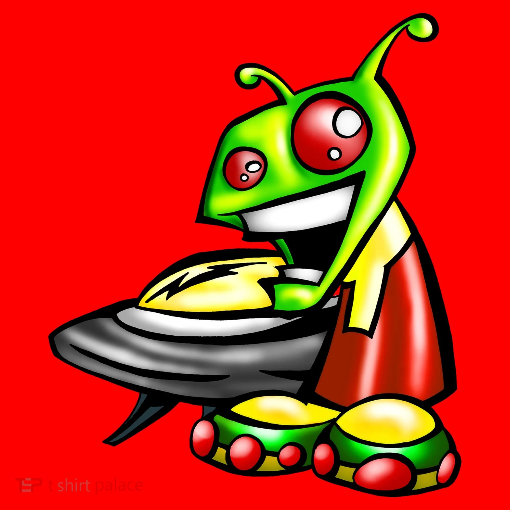 Alien & Saucer Kids Hoodie