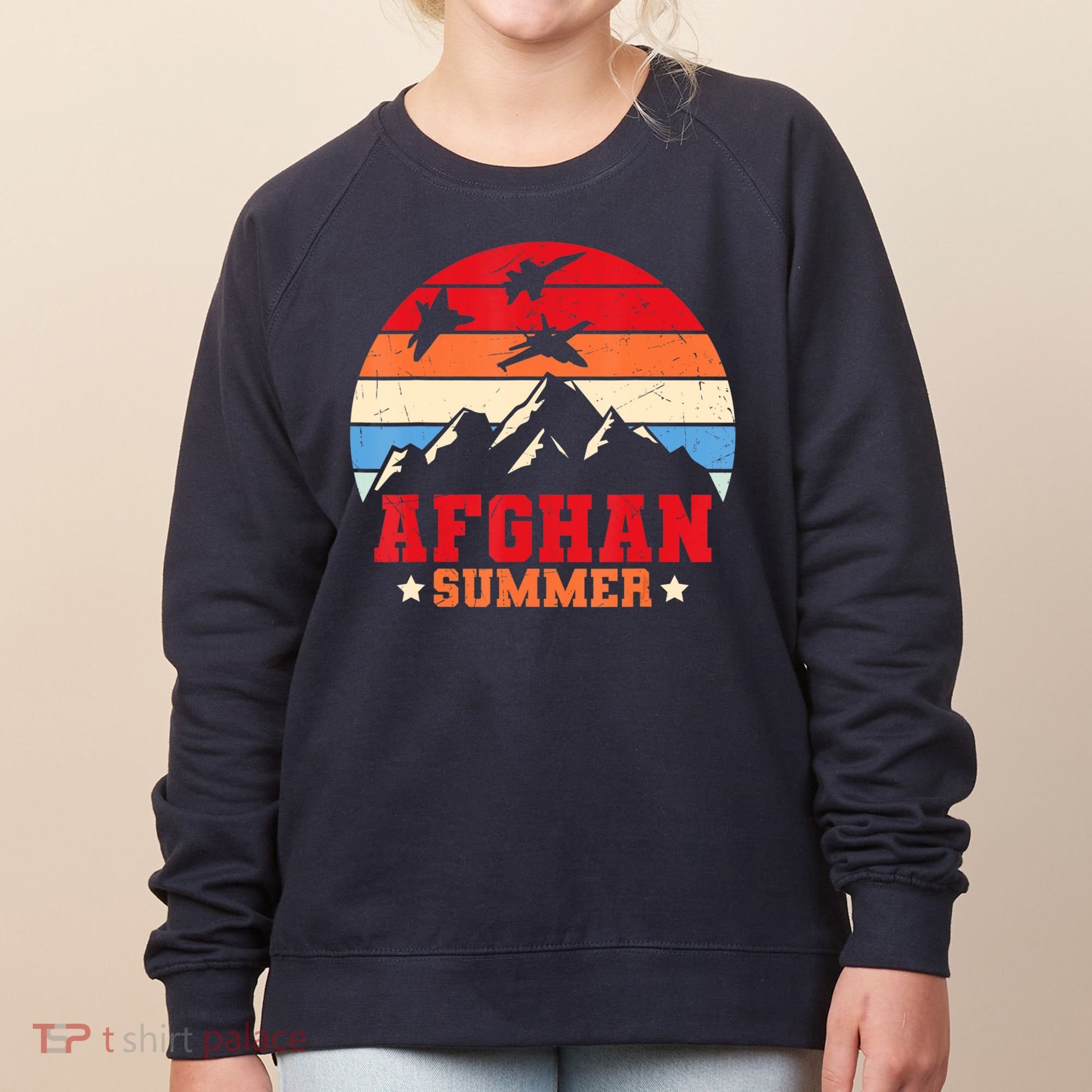 Afghan Summer Afghanistan Veteran Soldier Women's Sweatshirt