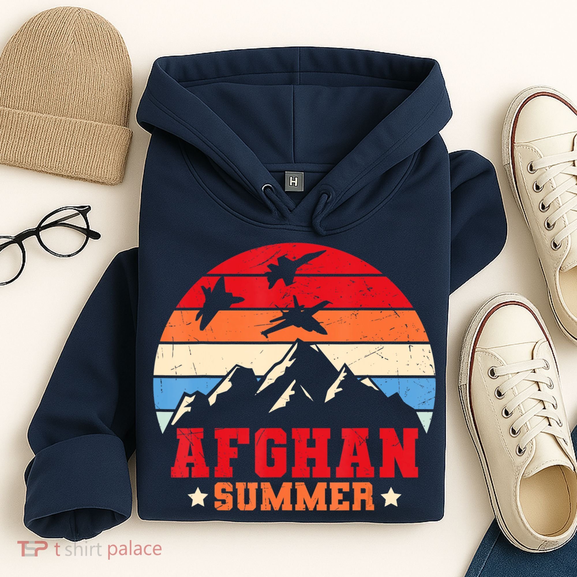 Afghan Summer Afghanistan Veteran Soldier Hoodie
