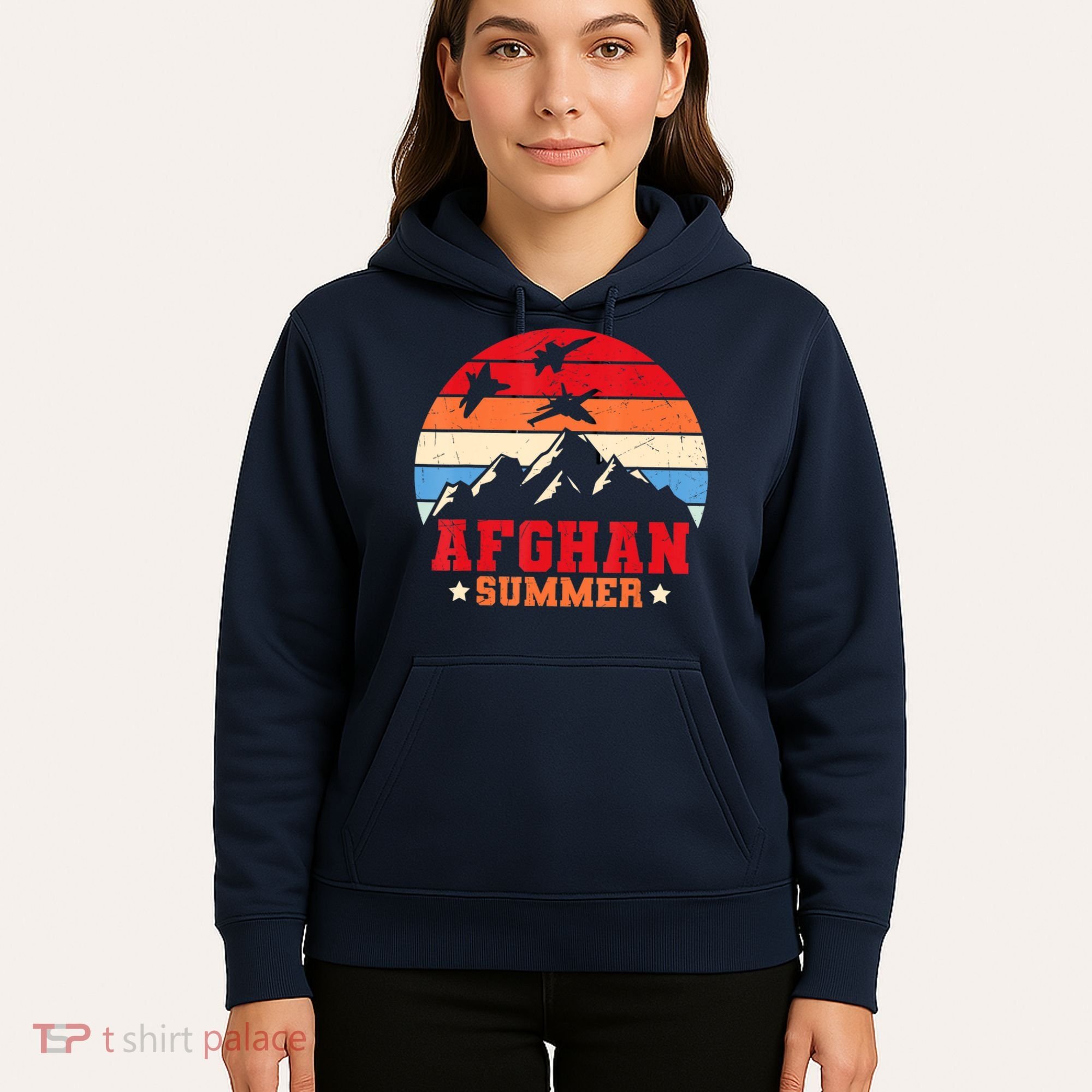 Afghan Summer Afghanistan Veteran Soldier Hoodie