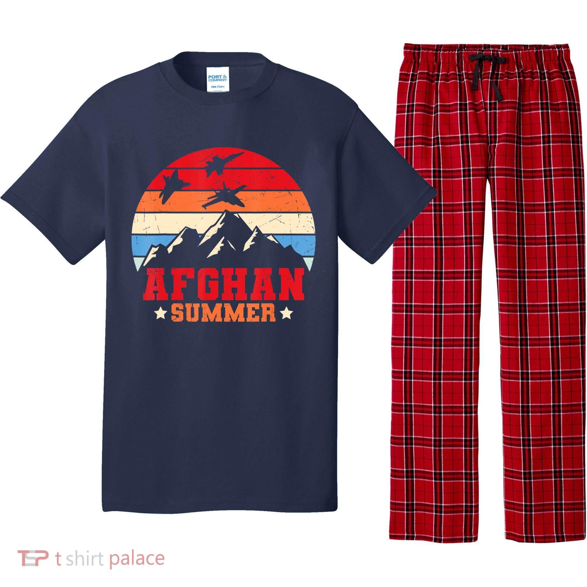Afghan Summer Afghanistan Veteran Soldier Pajama Set