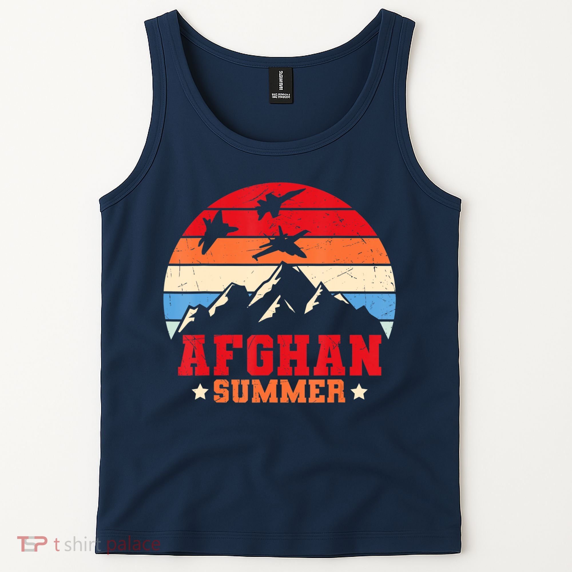 Afghan Summer Afghanistan Veteran Soldier Tank Top