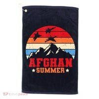 Afghan Summer Afghanistan Veteran Soldier Golf Towel thumb 0