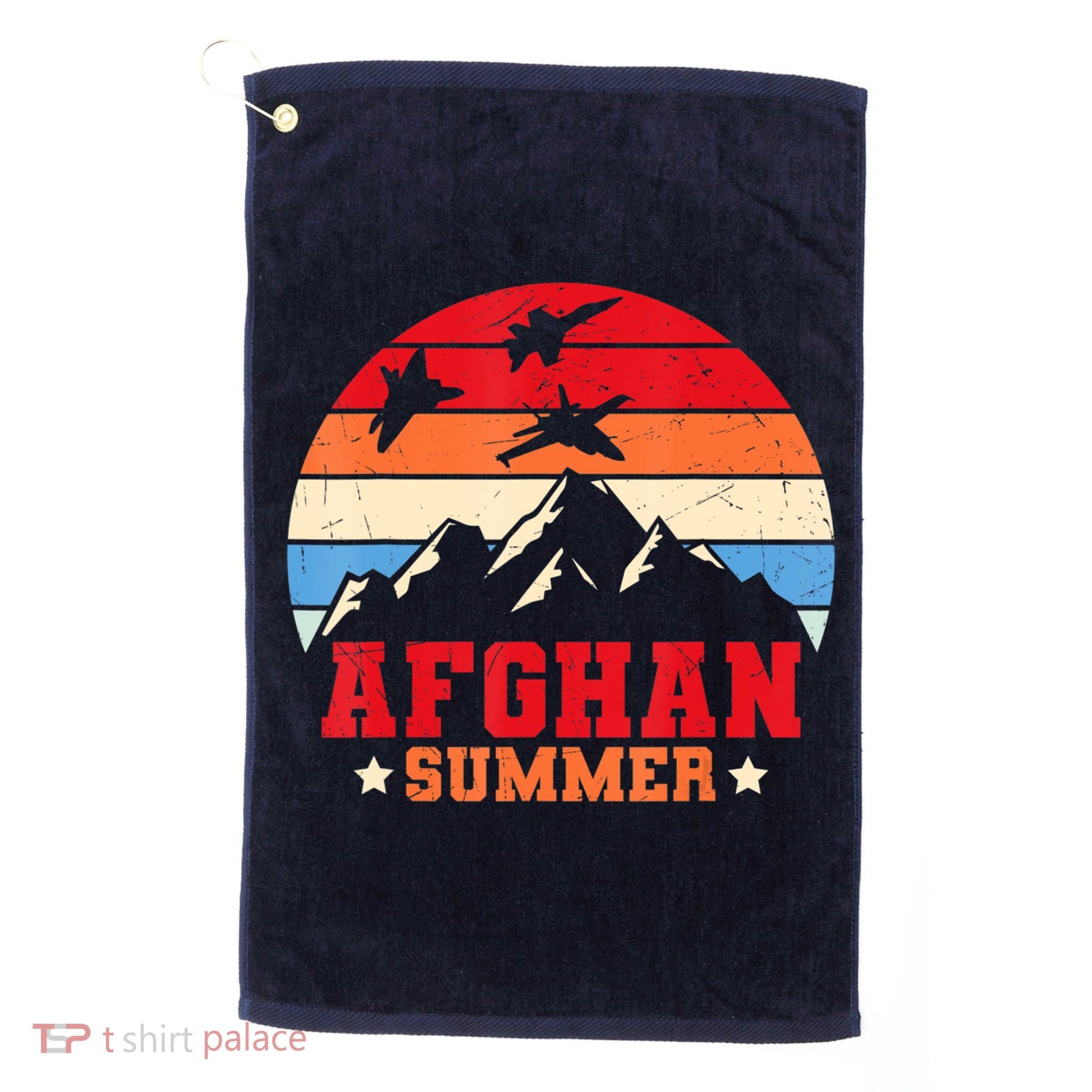 Afghan Summer Afghanistan Veteran Soldier Golf Towel