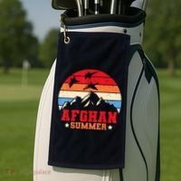Afghan Summer Afghanistan Veteran Soldier Golf Towel thumb 2