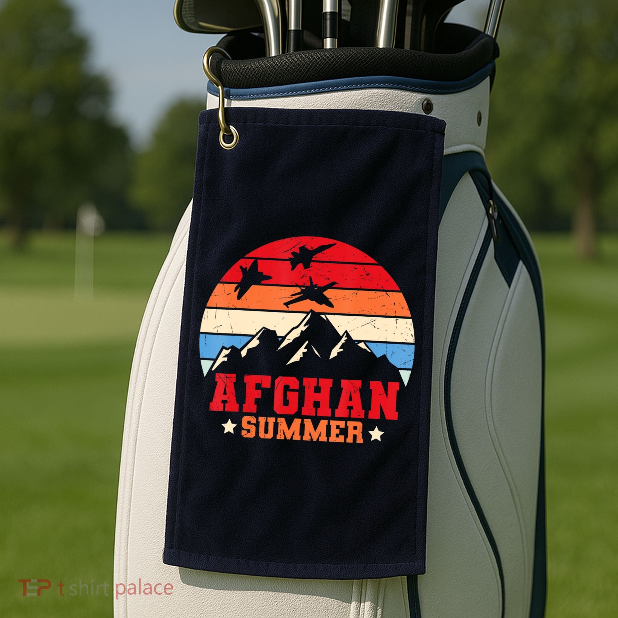 Afghan Summer Afghanistan Veteran Soldier Golf Towel