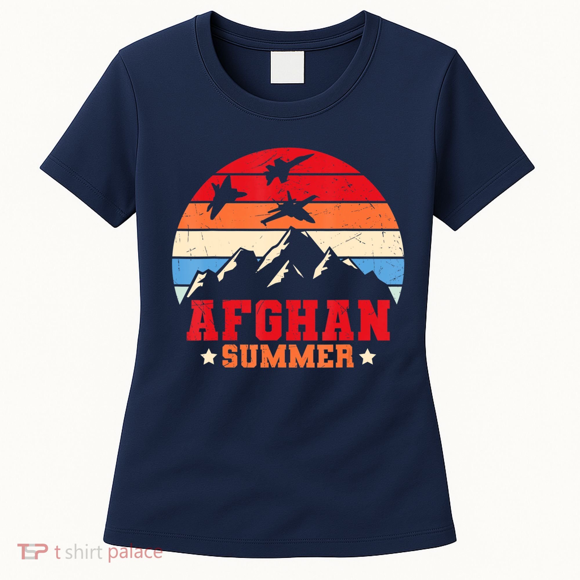 Afghan Summer Afghanistan Veteran Soldier Women's T-Shirt