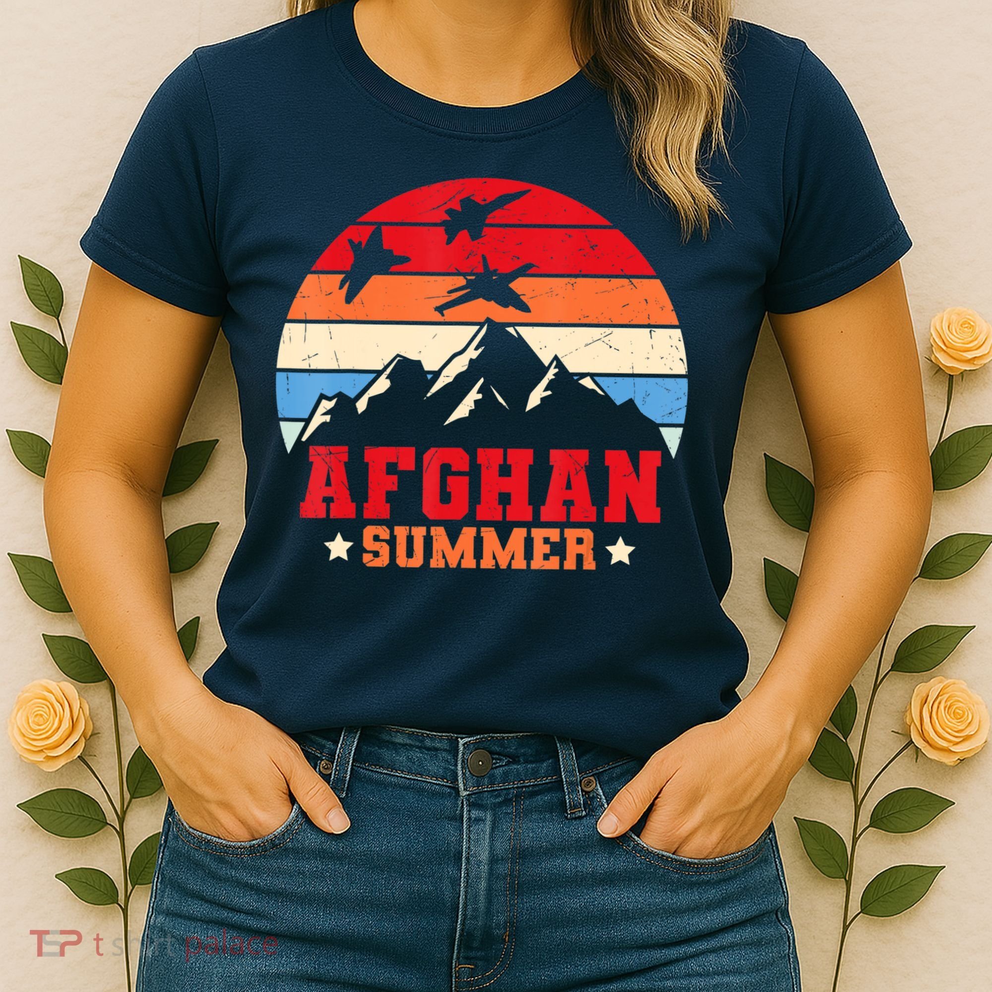 Afghan Summer Afghanistan Veteran Soldier Women's T-Shirt