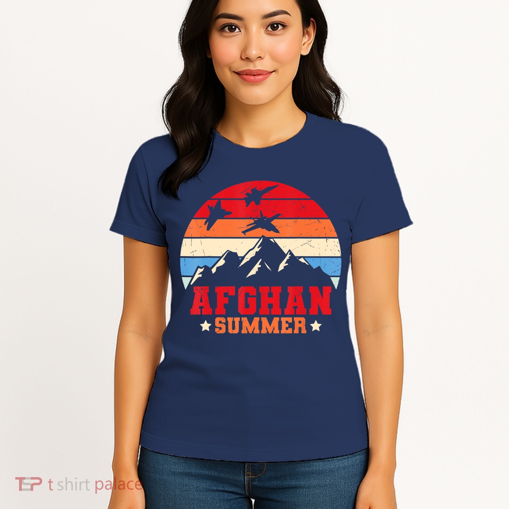 Afghan Summer Afghanistan Veteran Soldier Women's T-Shirt