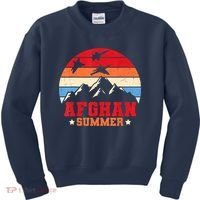 Afghan Summer Afghanistan Veteran Soldier Kids Sweatshirt thumb 0
