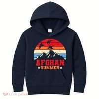 Afghan Summer Afghanistan Veteran Soldier Kids Hoodie thumb 0