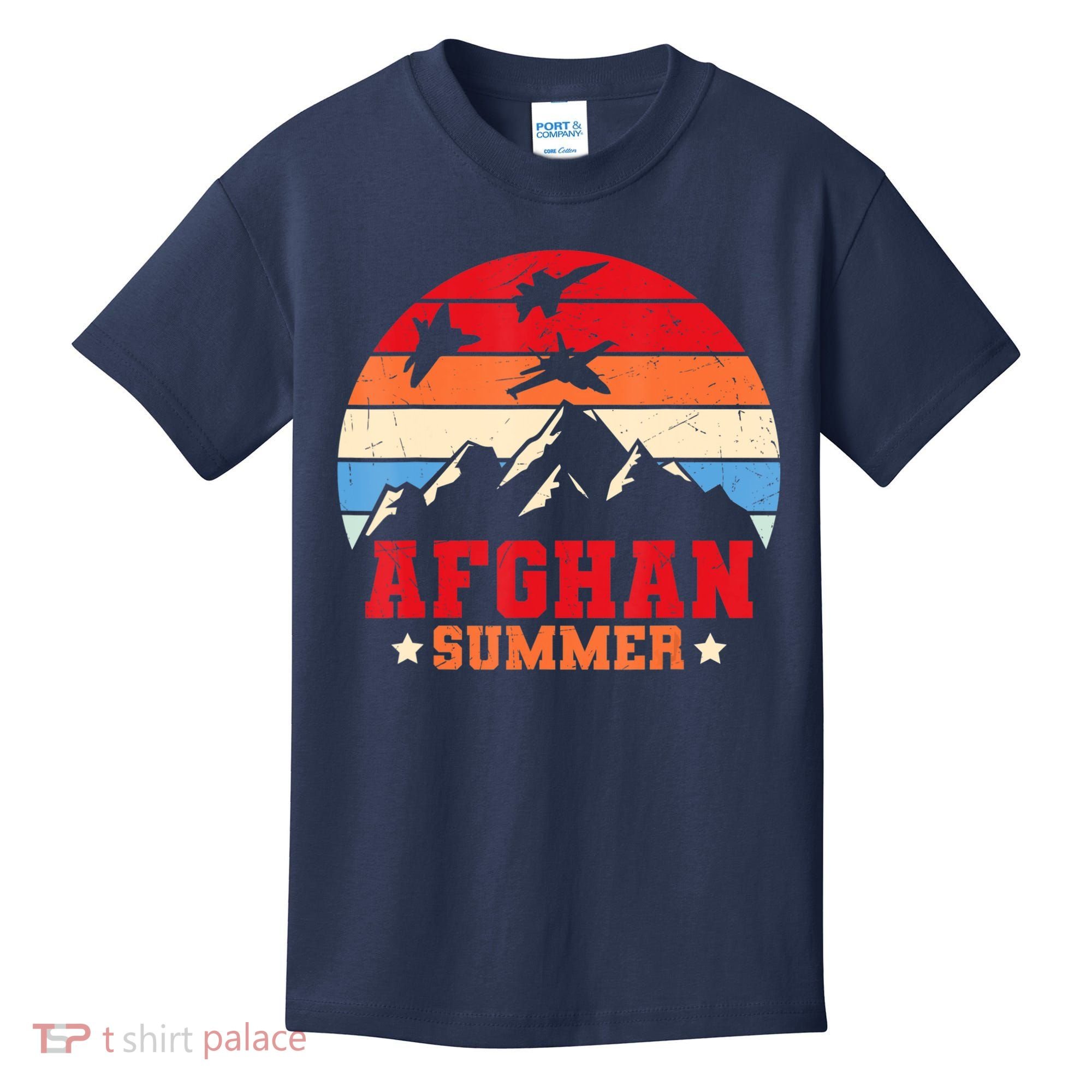 Afghan Summer Afghanistan Veteran Soldier Kids T-Shirt
