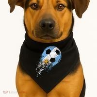 Argentina Soccer Argentinian Flag Pride Soccer Player USA-Made Doggie Bandana thumb 1