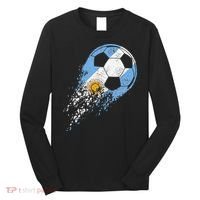 Argentina Soccer Argentinian Flag Pride Soccer Player Long Sleeve Shirt thumb 0