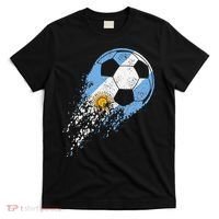 Argentina Soccer Argentinian Flag Pride Soccer Player T-Shirt thumb 0