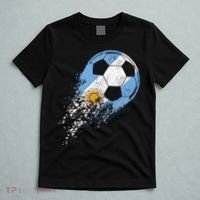 Argentina Soccer Argentinian Flag Pride Soccer Player T-Shirt thumb 5