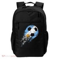 Argentina Soccer Argentinian Flag Pride Soccer Player Backpack thumb 0