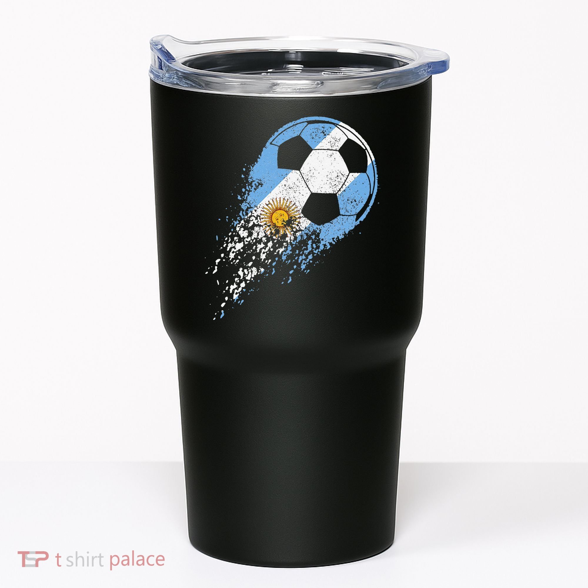 Argentina Soccer Argentinian Flag Pride Soccer Player Tumbler