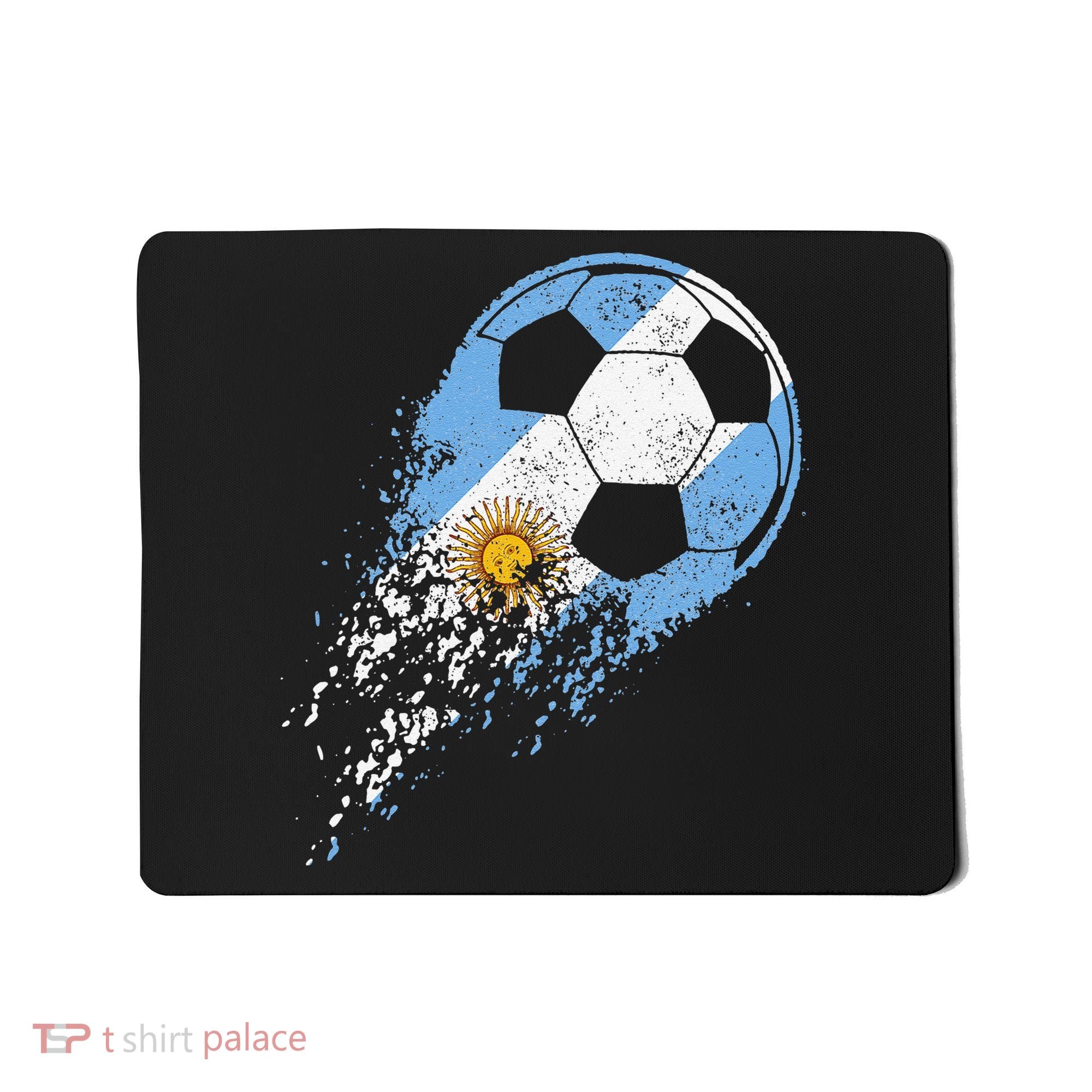 Argentina Soccer Argentinian Flag Pride Soccer Player Mousepad