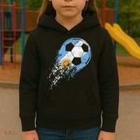 Argentina Soccer Argentinian Flag Pride Soccer Player Kids Hoodie thumb 3