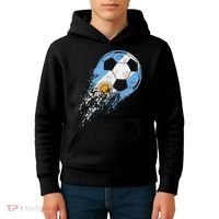 Argentina Soccer Argentinian Flag Pride Soccer Player Kids Hoodie thumb 4