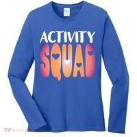 Activity Squad Activity Director Activity Assistant Gift Women's Long Sleeve Shirt thumb 0