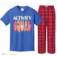 Activity Squad Activity Director Activity Assistant Gift Kids Plaid Pajama Set thumb 0