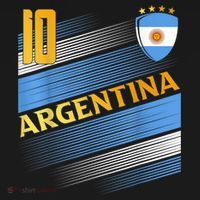 Argentina Soccer Argentinian Flag Football Retro 10 Jersey Women's Tank Top thumb 5