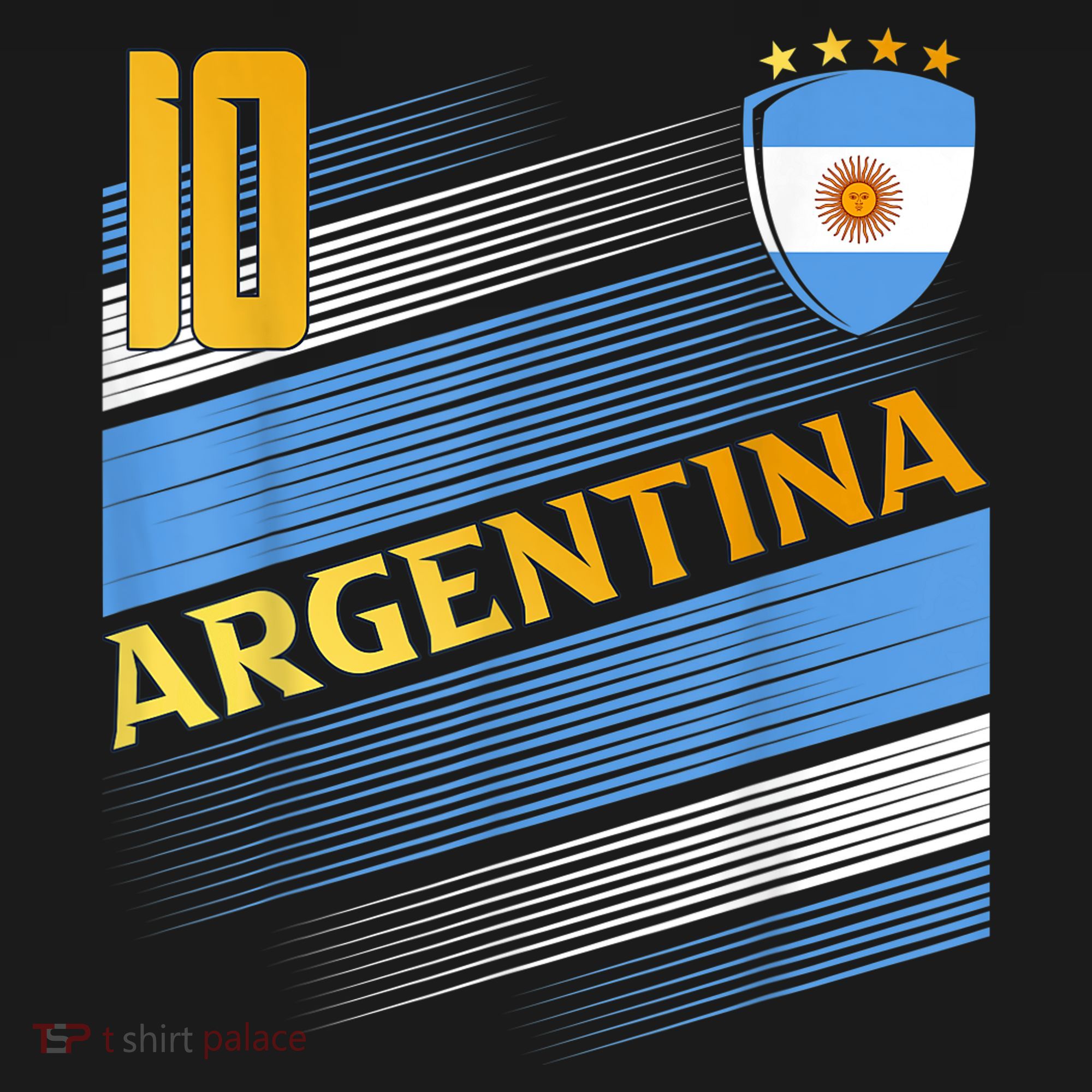 Argentina Soccer Argentinian Flag Football Retro 10 Jersey Women's Tank Top