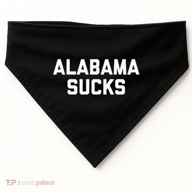 Alabama Sucks USA-Made Doggie Bandana