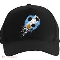 Argentina Soccer Argentinian Flag Pride Soccer Player Five-Panel Snapback Cap thumb 0