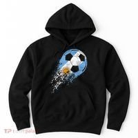 Argentina Soccer Argentinian Flag Pride Soccer Player Hoodie thumb 0