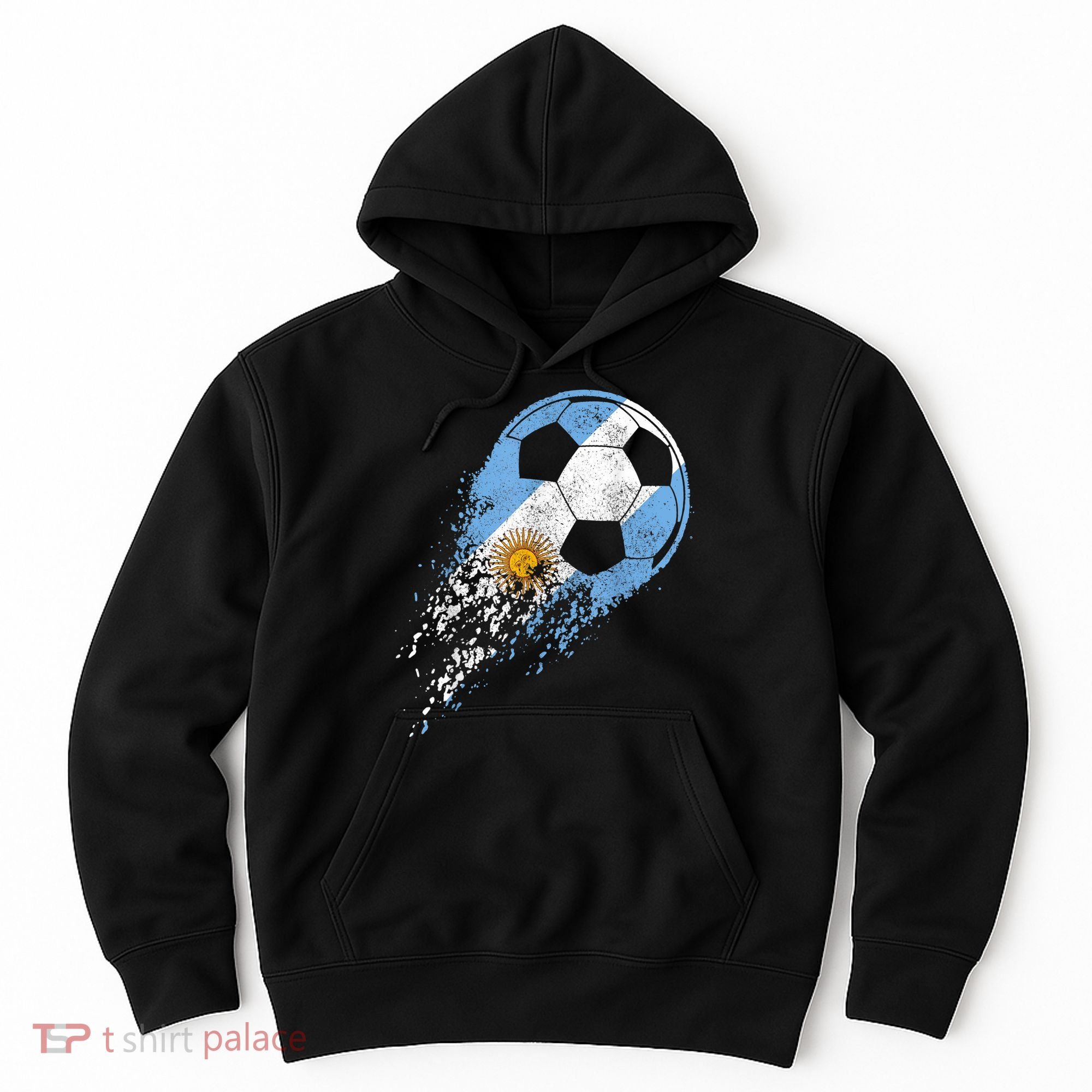Argentina Soccer Argentinian Flag Pride Soccer Player Hoodie