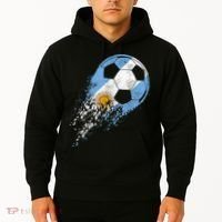 Argentina Soccer Argentinian Flag Pride Soccer Player Hoodie thumb 2