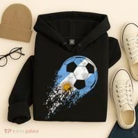 Argentina Soccer Argentinian Flag Pride Soccer Player Hoodie thumb 4