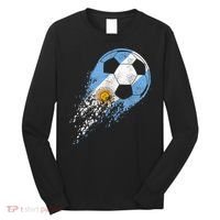 Argentina Soccer Argentinian Flag Pride Soccer Player Long Sleeve Shirt thumb 0