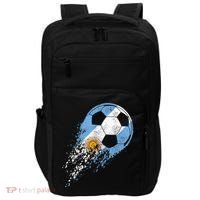 Argentina Soccer Argentinian Flag Pride Soccer Player Impact Tech Backpack thumb 0