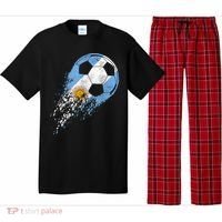 Argentina Soccer Argentinian Flag Pride Soccer Player Pajama Set thumb 0