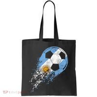 Argentina Soccer Argentinian Flag Pride Soccer Player Tote Bag thumb 0