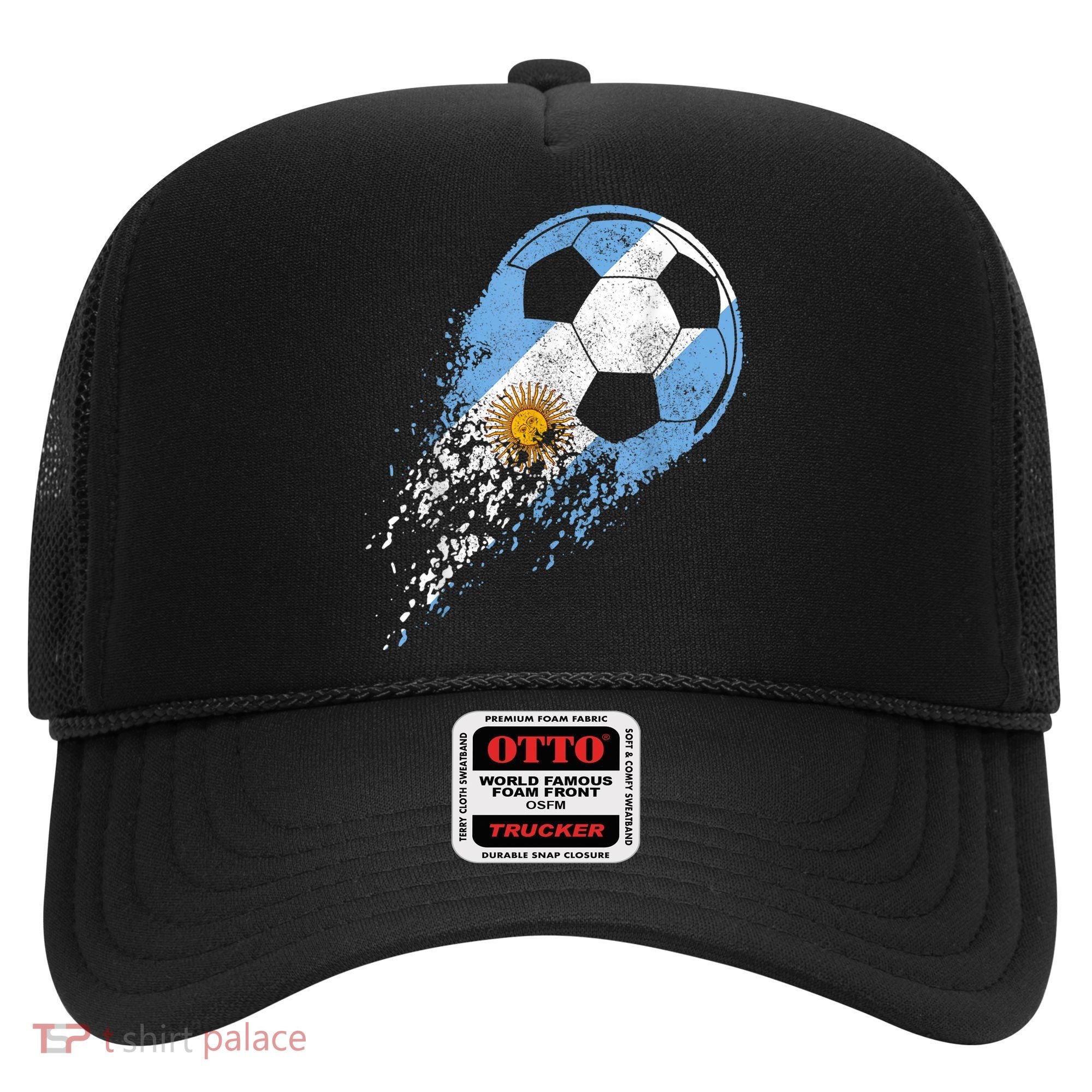 Argentina Soccer Argentinian Flag Pride Soccer Player Hat