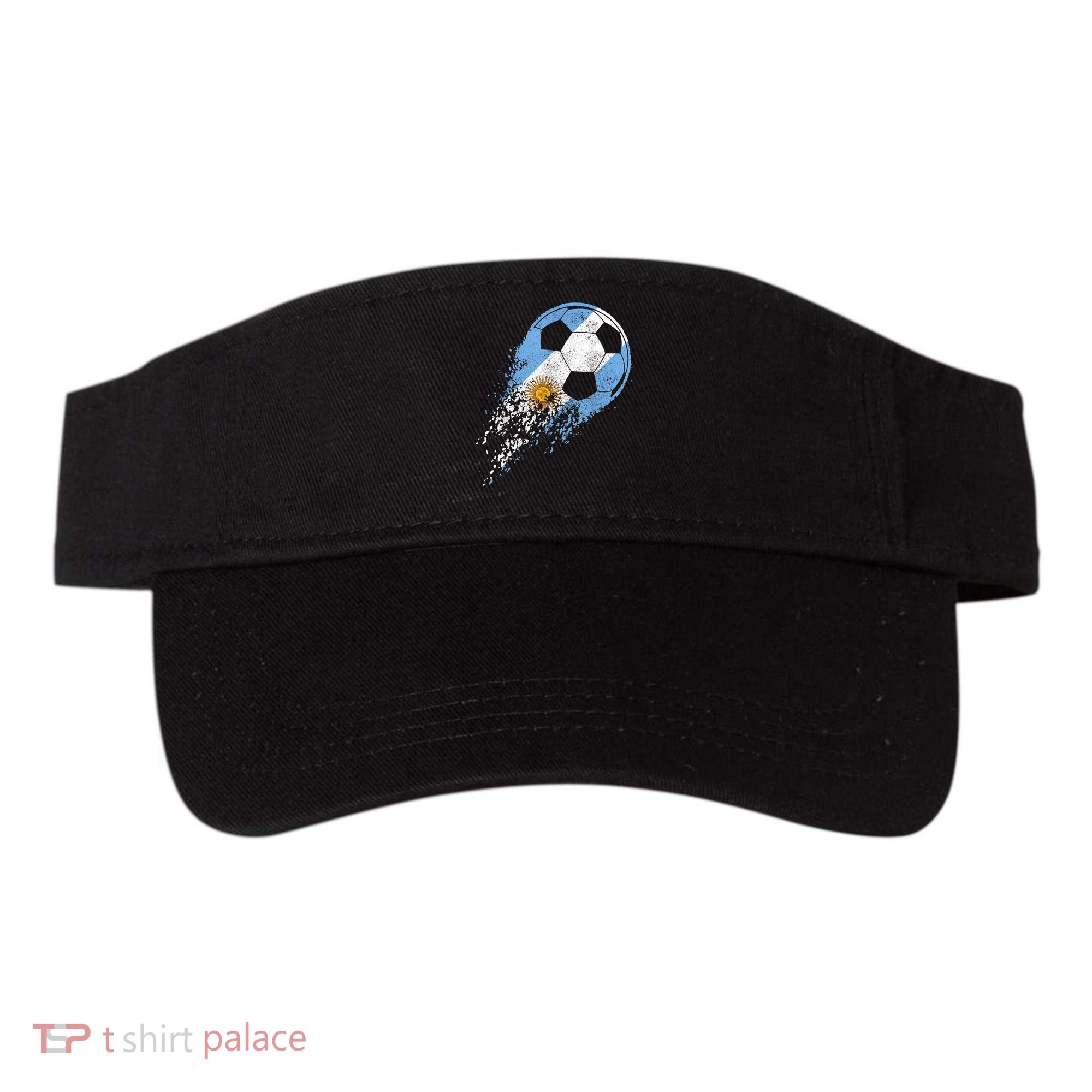 Argentina Soccer Argentinian Flag Pride Soccer Player Visor